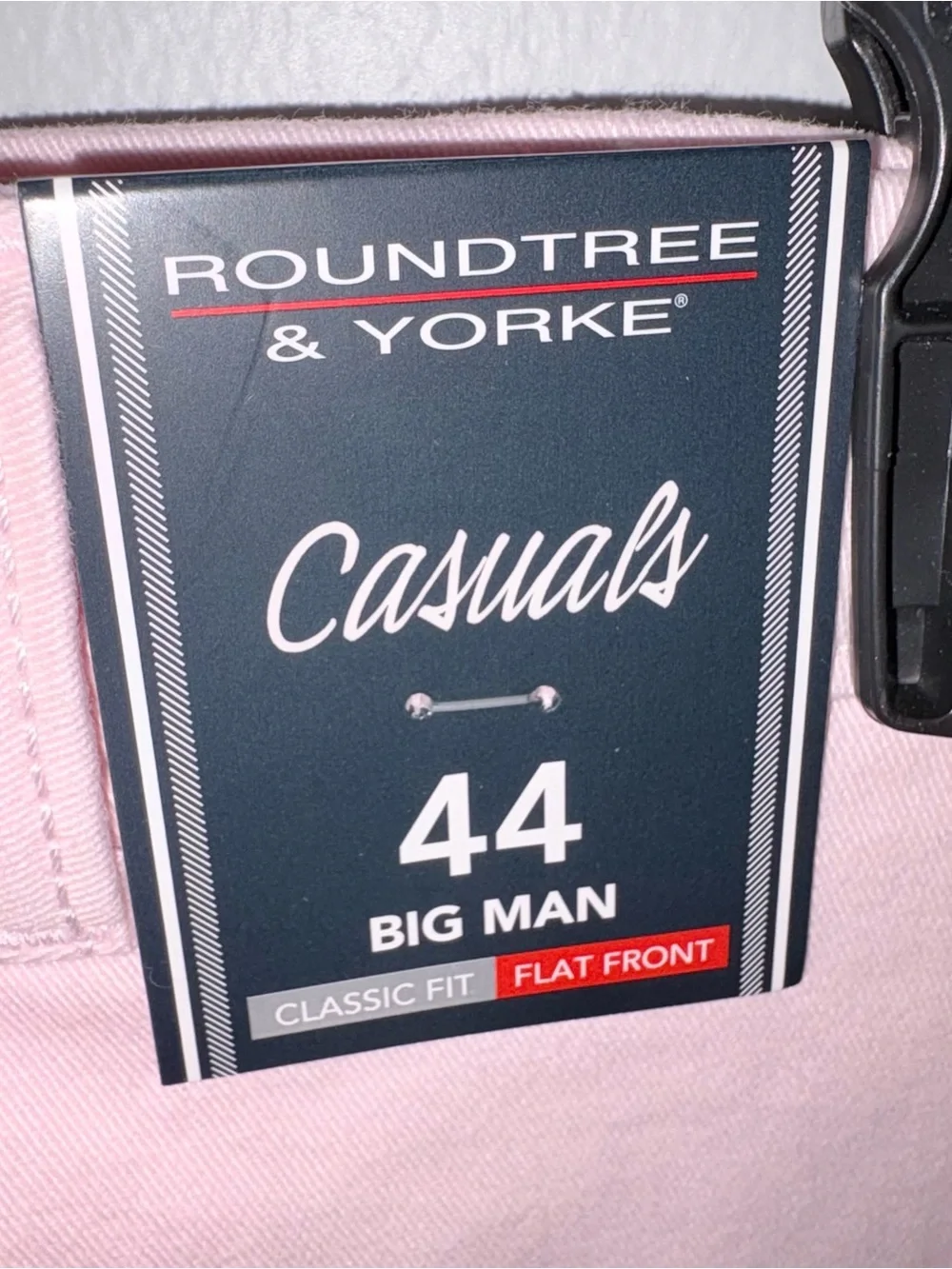 Roundtree & Yorke Mens Big & Tall Shorts 44 Lt Pink-22B Classic Fit NWT